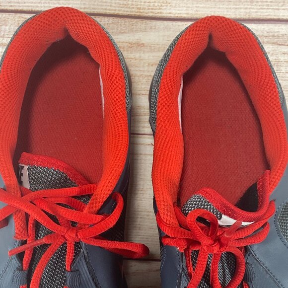 Nike Mens 11.5 Flex Show Gray Red Running Shoes (2014) 610226-018 - Picture 6 of 12